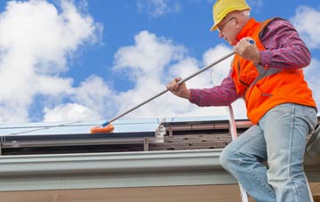 Round Spinney soft wash roof cleaning